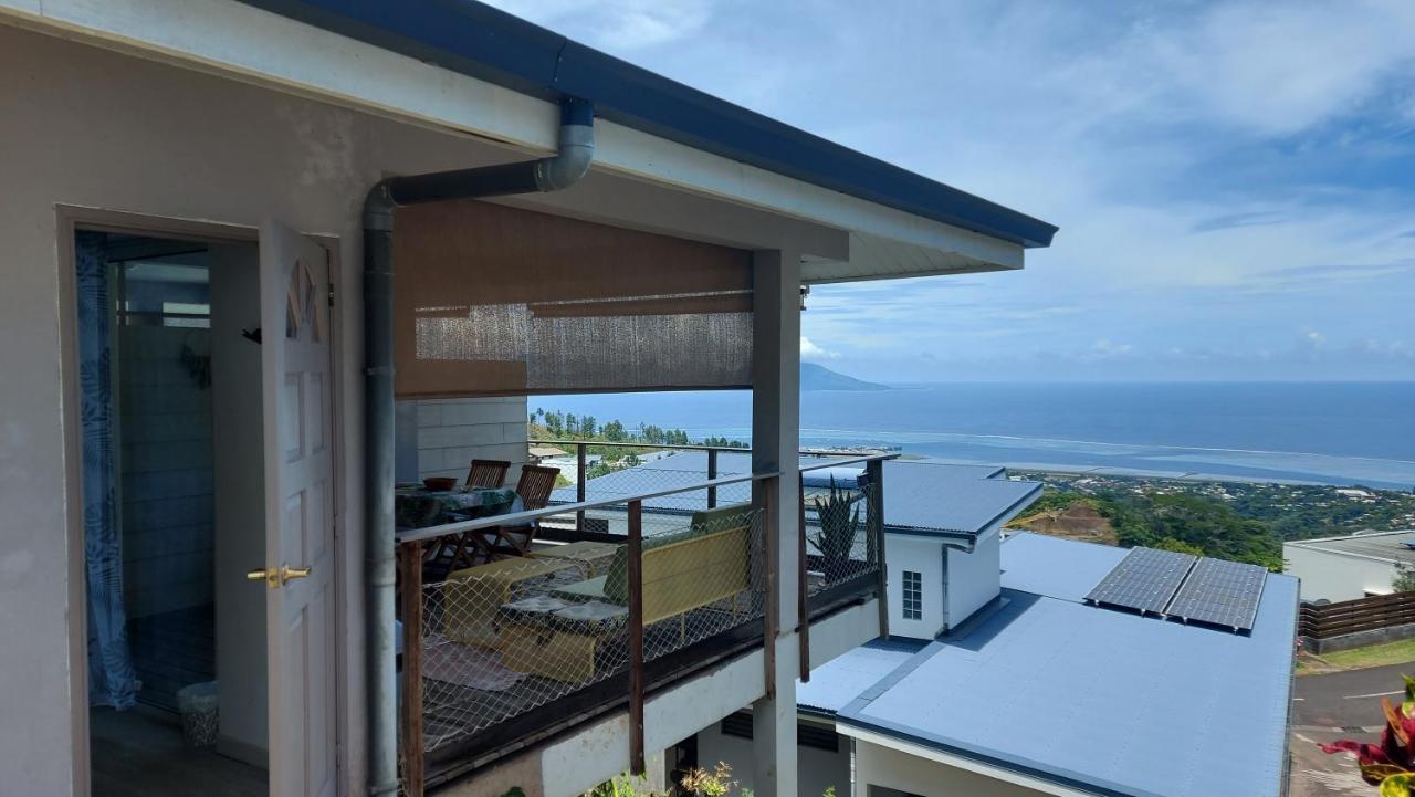 Studio Vaimiti Pour 2 Personnes Vue Mer Et Moorea Faaa Exteriör bild