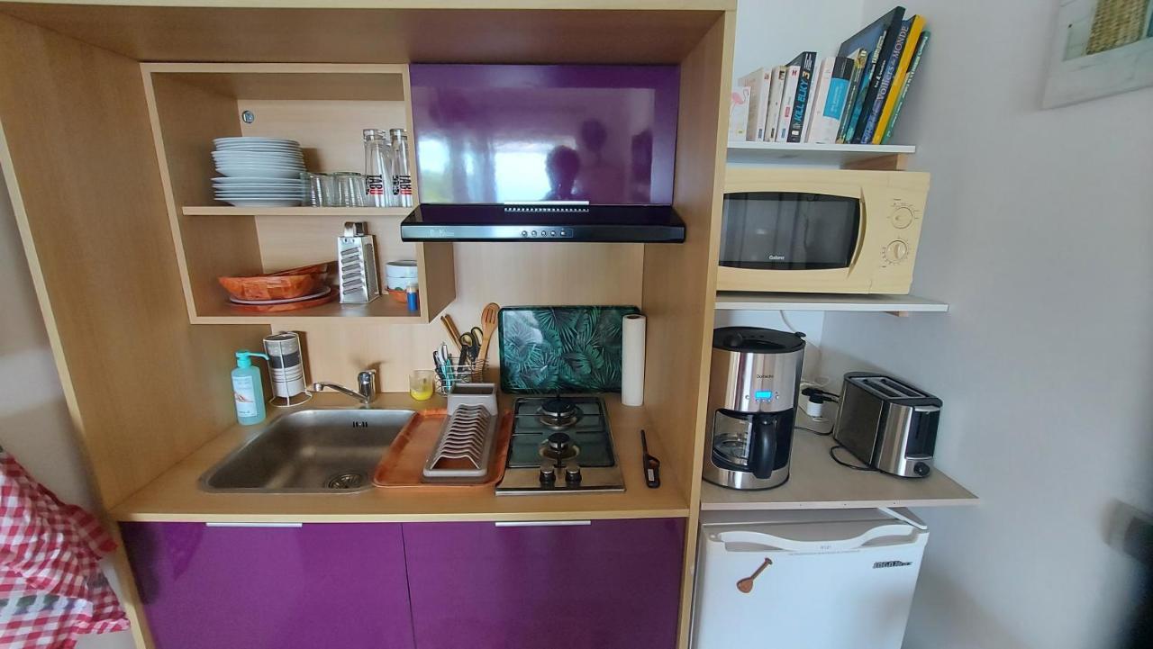 Studio Vaimiti Pour 2 Personnes Vue Mer Et Moorea Faaa Exteriör bild