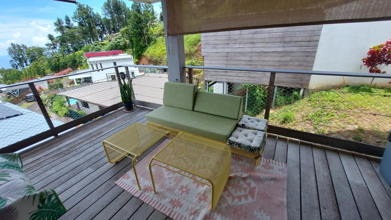 Studio Vaimiti Pour 2 Personnes Vue Mer Et Moorea Faaa Exteriör bild